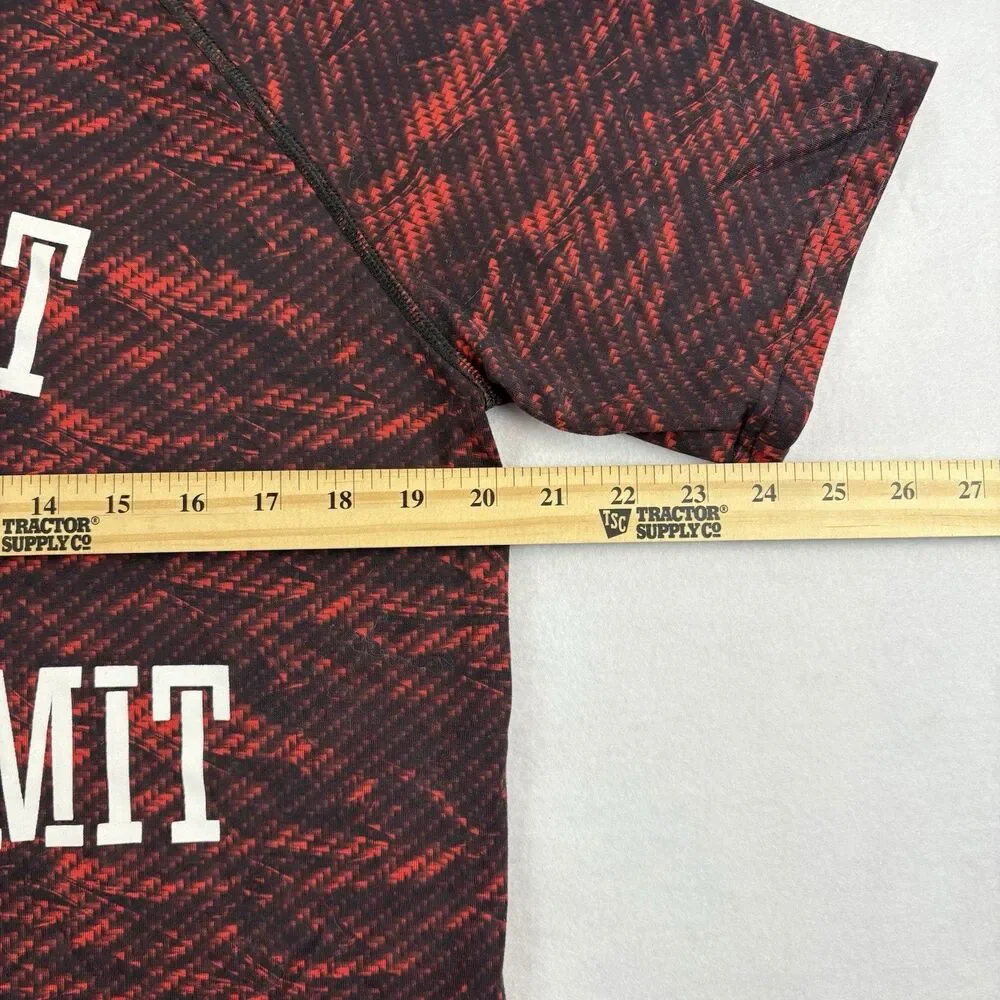 Maryland Terps Under Armour No Quit All Commit T Shirt Mens M Red Black Camo - Picture 5 of 7